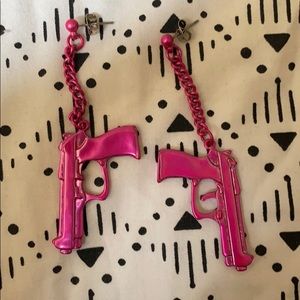 Pistol Earrings